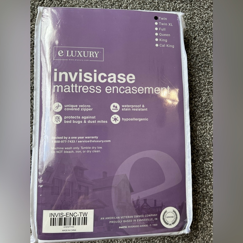 Twin size mattress cover